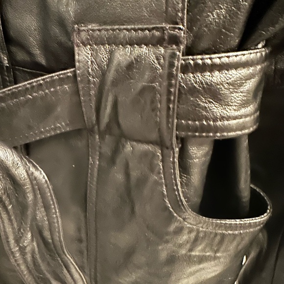 Wilson Black Leather Jacket for Women like new. - Picture 4 of 7